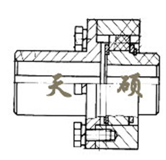 ZLZ型接中间轴弹性销齿式联轴器